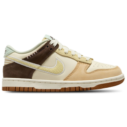 Girls' Grade School - Nike Dunk Low  - Coconut Milk/Yellow