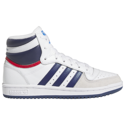 Boys' Grade School - adidas Originals Top Ten - White/Blue