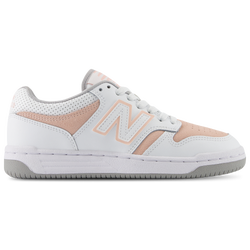 Girls' Grade School - New Balance 480  - Pink/White/Grey