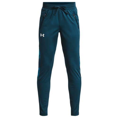 

Boys Under Armour Under Armour Pennant Tapered Pants - Boys' Grade School Blue Note/White Size M