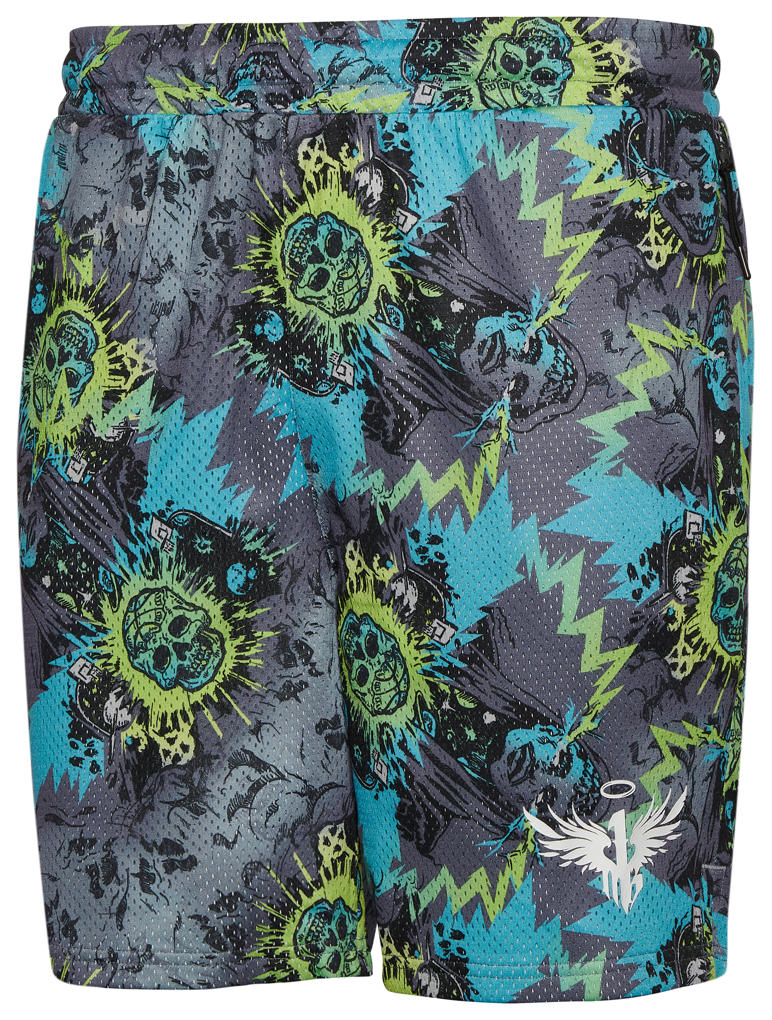 PUMA Melo Blue Hive Printed Shorts | Foot Locker