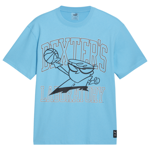 Puma Mens  Melo Dexters Lab T-shirt In Blue/black