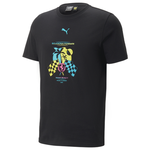 Puma Mens  Sf Miami Race 23 T-shirt In  Black/multi