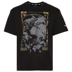 Men's - PUMA Melo Gold Planet T-Shirt - Puma Black/Gold/Grey
