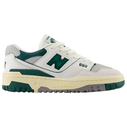 Boys' Grade School - New Balance 550 - White/Green/Tan