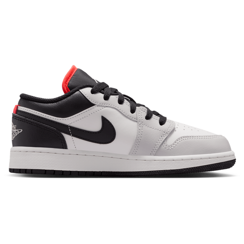 Jordan Boys AJ 1 Low SE - Boy's Grade School Running Shoes Size 06.5 - Summit White/Black