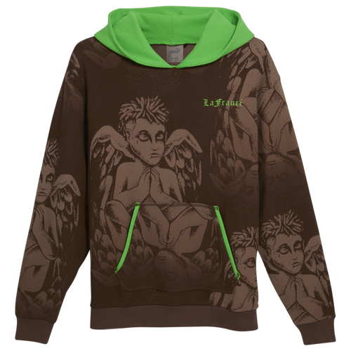 Puma Mens  Hoops Lafrance Hoodie In Brown/green