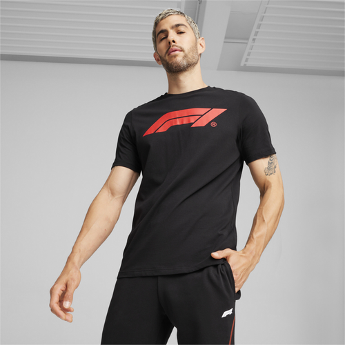 Puma Mens  Essential Logo T-shirt In  Black/white