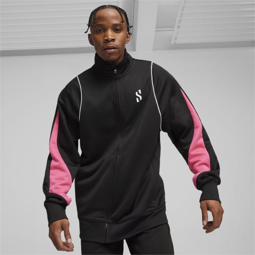 

PUMA Mens PUMA Scoot x NL T-73 Jacket - Mens Black/Pink Size M