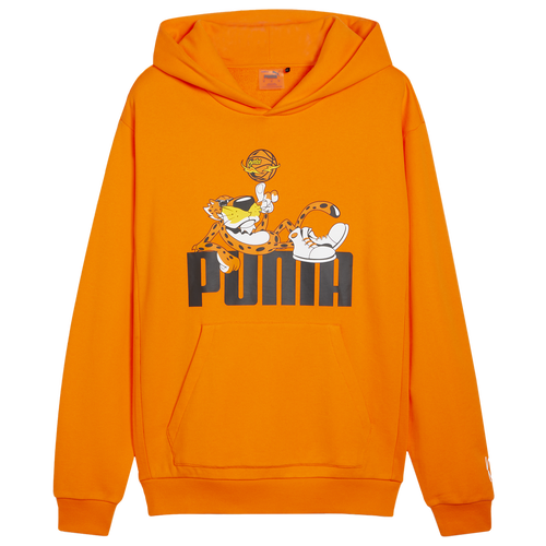 

PUMA Mens PUMA Hoops x Cheetos Hoodie - Mens Black/Rickie Orange Size M