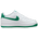 Nike Air Force 1 à tige basse - Garçons, Scolaire Blanc/Malachite
