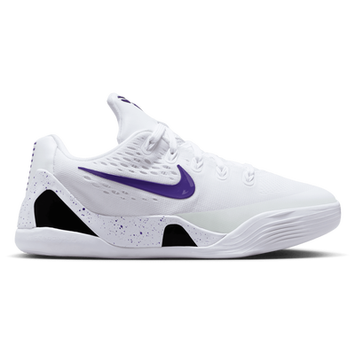 Nike Grade School Kobe IX EM - WHITE/COURT PURPLE