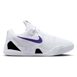 Boys' Grade School - Nike Kobe IX EM  - White/Court Purple