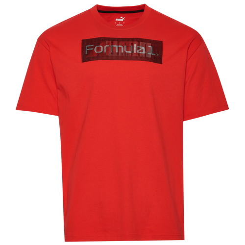 

PUMA Mens PUMA F1 Graphic Logo T-Shirt - Mens Black/Red Size S