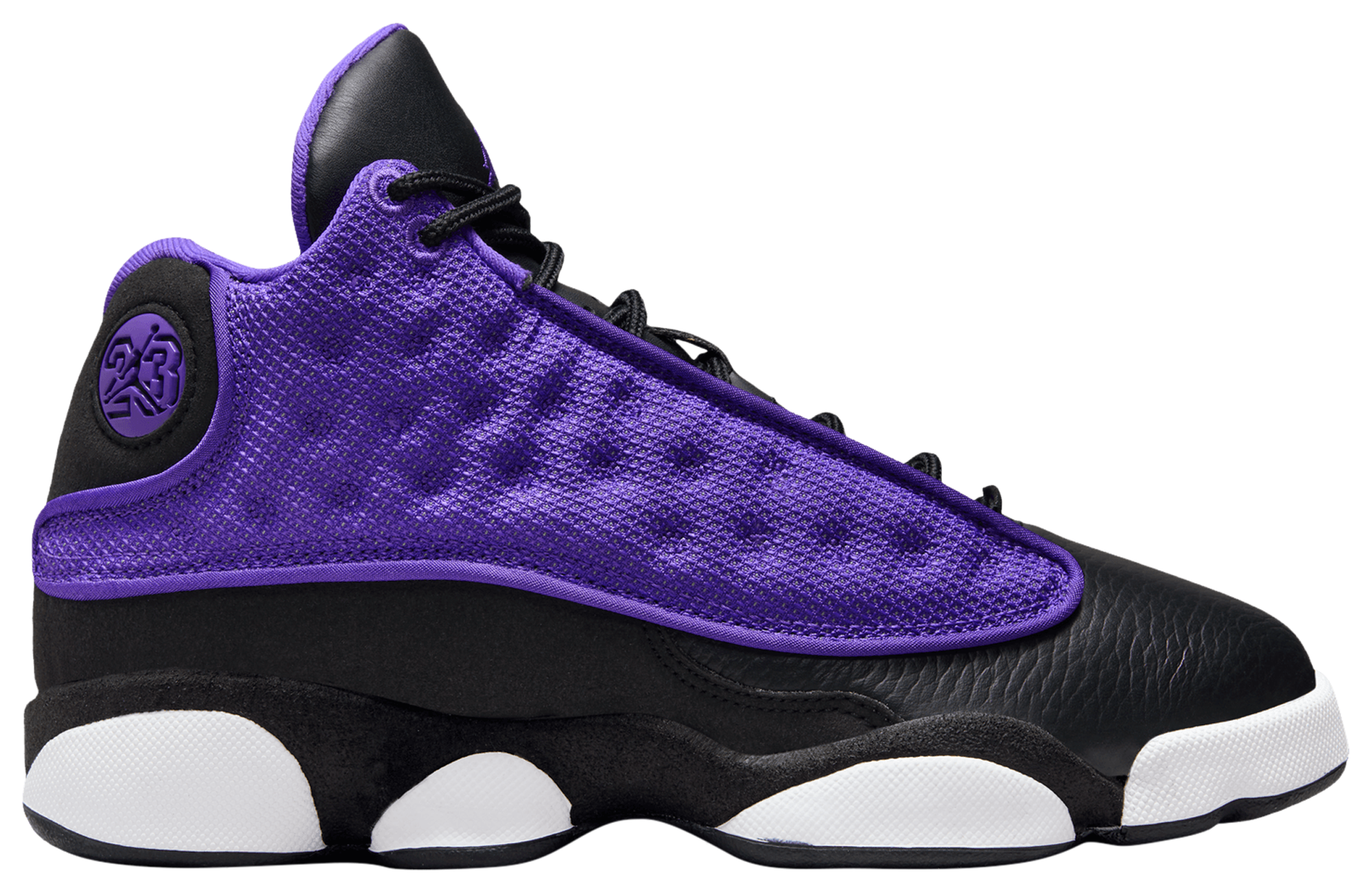 Jordan retro purple hot sale and white