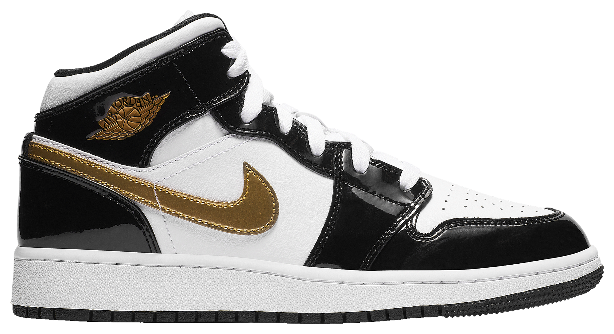 Jordan 1 black clearance and white footlocker