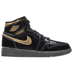 Garçons, Scolaire - Jordan Retro 1 OG à tige haute - Or métallique/Noir