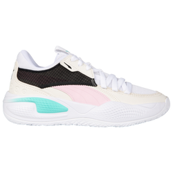Girls' Grade School - PUMA Court Rider Summer Days Jr - White/Pink