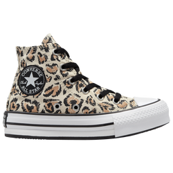 Boys' Grade School - Converse CTAS Eva Lift Low  - White/Brown
