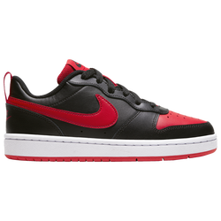 Boys' Grade School - Nike Court Borough  - Black/Red/White