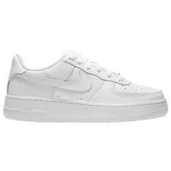 Boys' Grade School - Nike Air Force 1  - White/White/White