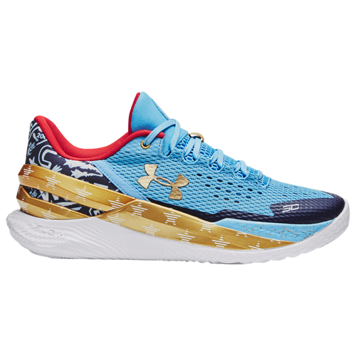 Under Armour Mens Curry 2 Low In Blue gold white ModeSens