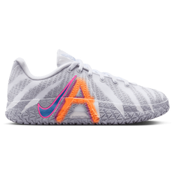 Boys' Grade School - Nike Ja 3  - White/Star Blue/Dusty Cactus