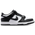 Nike Dunk N à tige basse - Garçons, Scolaire White/Black/White
