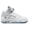 Jordan Retro 5 - Jordan White/Silver Black