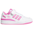 adidas Originals Forum Low - Girls' Grade School White/Pink/White