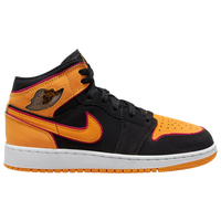 Jordan 1 black hot sale and yellow grade school