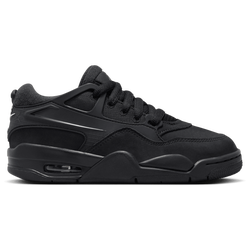 Boys' Grade School - Jordan AJ 4 RM  - Black/White