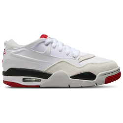 Boys' Grade School - Jordan AJ 4 RM  - White/Red