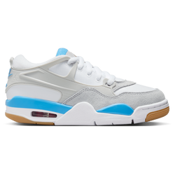 Boys' Grade School - Jordan AJ 4 RM  - White/White