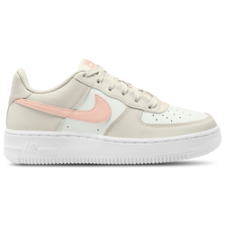 Girls' Grade School - Nike Air Force 1  - Pink/Tan