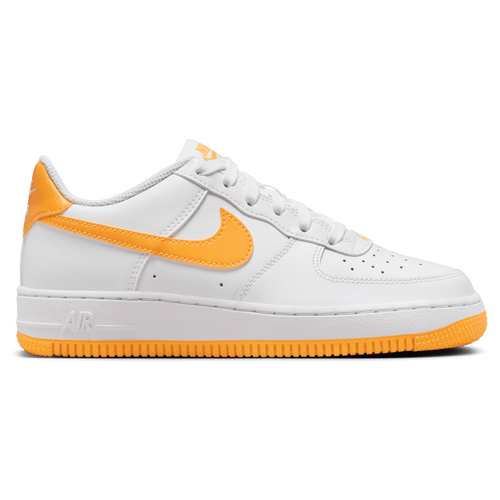 Nike Boys Air Force 1 Boys Grade School Shoes White University Gold Size 06.5