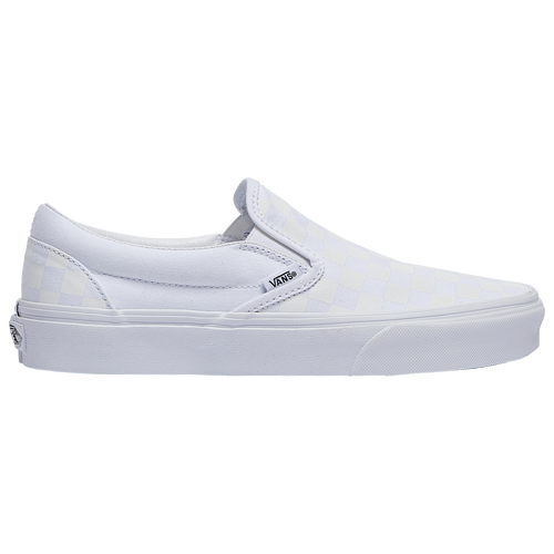 

Vans Mens Vans Checkerboard Classic Slip On - Mens Shoes True White/True White Size 8.5