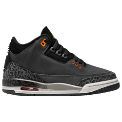Boys' Grade School - Jordan Retro 3  - Orange/Black/Night Stadium