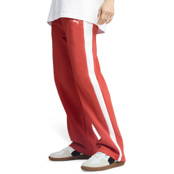 Women's - PUMA T7 ALWAYS ON STRAIGHT TRACK PANTS - Red Fire