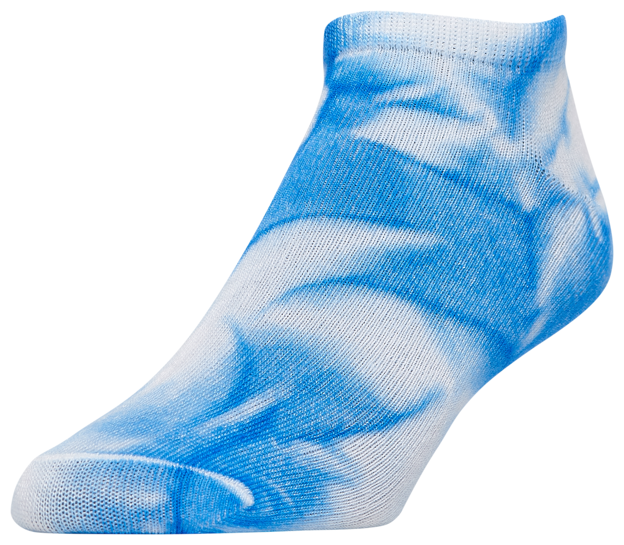 CSG 6 Pack Bright Tie-Dye No Show Socks