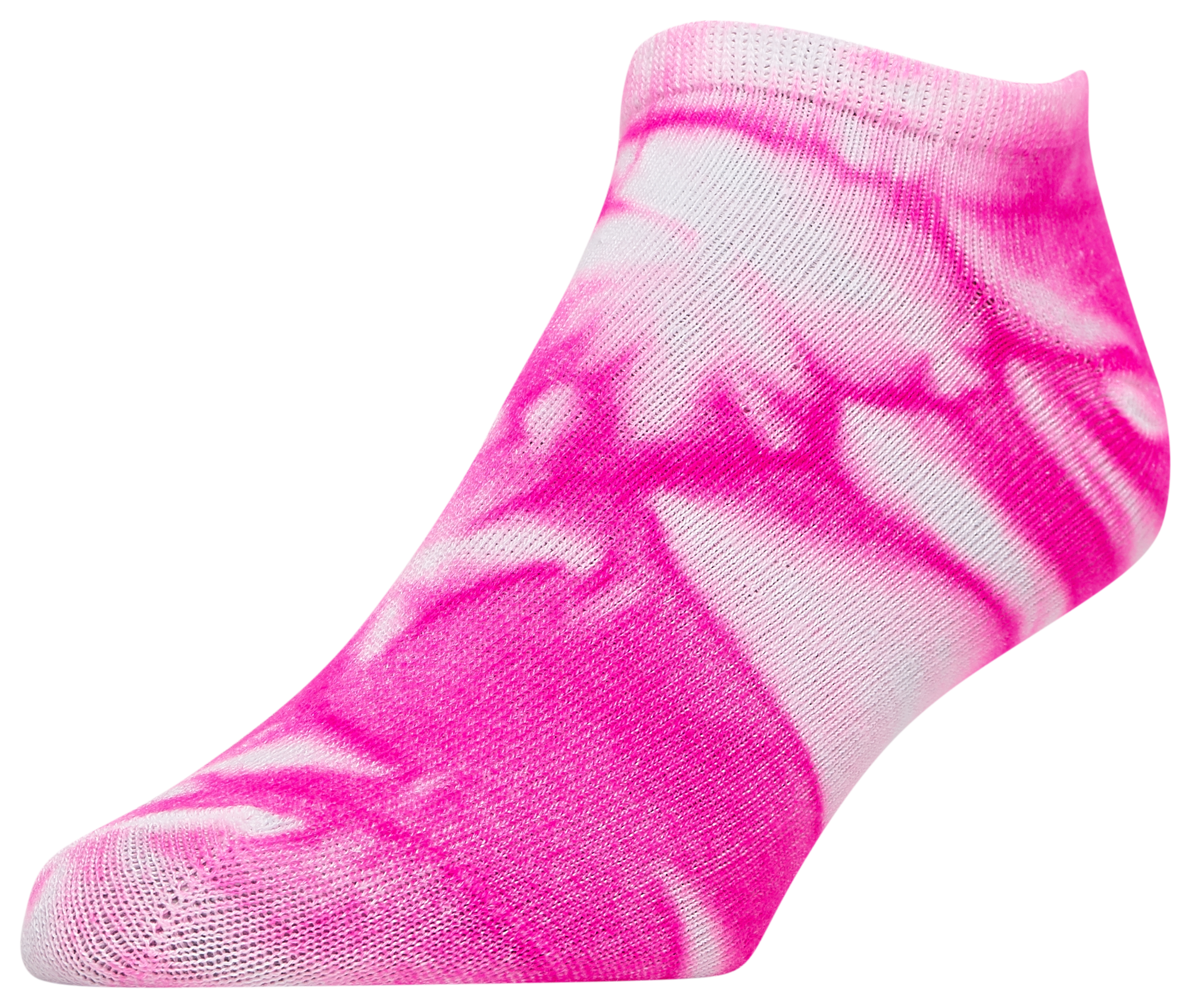 CSG 6 Pack Bright Tie-Dye No Show Socks
