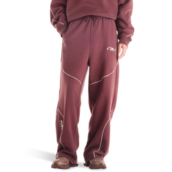 Men's - New Balance Trackside Open Hem Pants - Cherry Leather/White