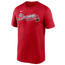 Nike Braves Wordmark Legend T-Shirt - Men's Red/Red