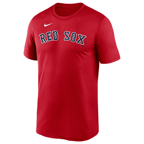 

Nike Mens Boston Red Sox Nike Red Sox Wordmark Legend T-Shirt - Mens Red/Red Size M