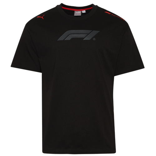 

PUMA Mens PUMA F1 Ess+ Relaxed T-Shirt - Mens Black/Grey Size S