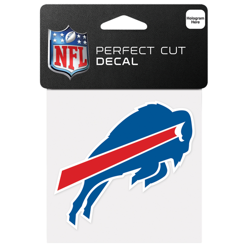 Womens Buffalo Bills WinCraft Buffalo Bills 4x4 Perfect Cut Decal - Adult - Red / Royal Blue / White