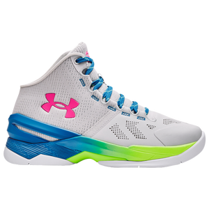 White Boys Big Kid Zone Bb 2.0 Basketball Shoe, Under Armour