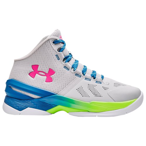 Under Armour Kids Boys Curry 2 In White blue grey ModeSens