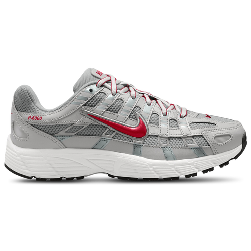 Nike Boys P-6000 - Boy's Grade School Size 06.5 - Gym Red/Metallic Silver