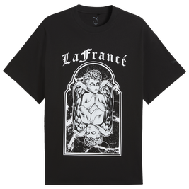PUMA｜HOOPS x LAFRANCE クロームマーブル 半袖Tシャツ T-Shirt Puma Hoops X LaFrancé Written In Chrome Marble Black